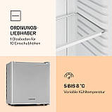 Secret Cool Mini Холодильник Мінібар 13 л 22 дБ 2 яруси Срібний (Німеччина, читати опис), фото 5