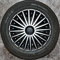 Автомобильные колпаки ARGO R14 DAKOTA SILVER&BLACK. Колпаки на диски / Колпаки на колеса.