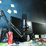 MIC-900B Конденсаторний USB-мікрофон, чорний, кардіоїдний, студійний, чорний  ⁇  Чорний (Німеччина, читати, фото 3