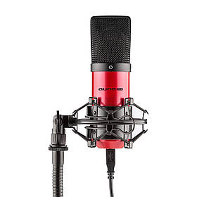 MIC-900RD USB конденсаторний мікрофон червоний кардіоїдний студійний червоний  ⁇  Чорний (Німеччина, читати