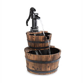 Cascada Doble декоративний фонтан 2 поверхи 12 Вт 600 л/год дерево коричневе (Німеччина, читати опис)