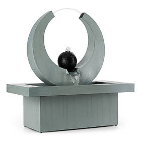 Садовий фонтан Eterna для внутрішнього та зовнішнього застосування, насос 12 Вт, кабель 10 м, оцинкований