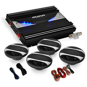 Автомобільний HiFi комплект 4.0 "Black Line 400" коробка підсилювач (Німеччина, читати опис)