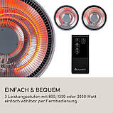 Інфрачервоний нагрівач патіо Heatbell Wall Smart IPX4 800/1200/2000W Outdoor Silver (Німеччина, читати, фото 7