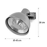 Інфрачервоний нагрівач патіо Heatbell Wall Smart IPX4 800/1200/2000W Outdoor Silver (Німеччина, читати, фото 9