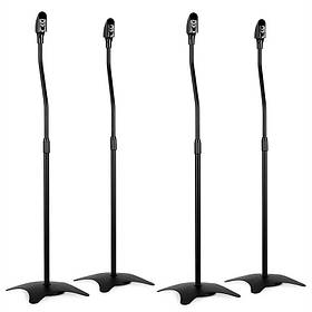 4 стійки для колонок чорні — універсальні для сателітних боксів (Німеччина, читати опис)