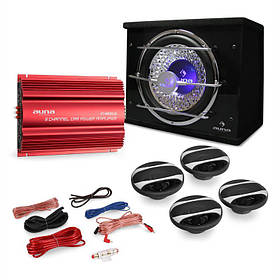 Автомобільний HiFi комплект "Madrid" 4.1 3000W динамік бас підсилювач (Німеччина, читати опис)