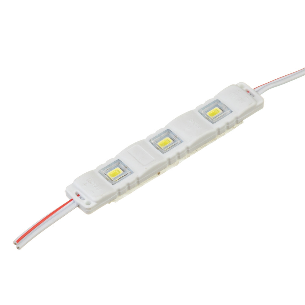 Светодиодный модуль SMD5730 3LED 1Вт IP67 Холодный белый - фото 1 - id-p1423667744