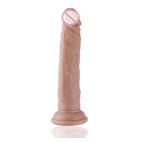 Фалоїмітатор для сексмашини Hismith 7.5" Flexible Silicone Dildo