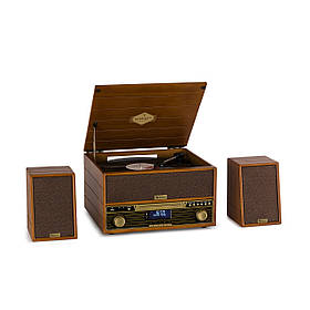 Belle Epoque 1910 Retro Stereo Turntable CD Player Динаміки (Німеччина, читати опис)