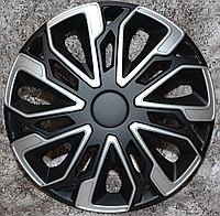 Автомобильные колпаки ARGO R14 ESTORIL SILVER&BLACK. Колпаки на диски / Колпаки на колеса.