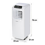 Pure Blizzard 3 2G Мобільний кондиціонер 7000 BTU/2,1 кВт Пульт дистанційного керування Білий, фото 9