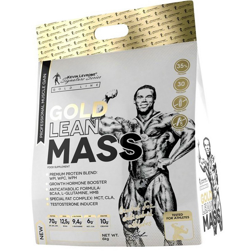 Гейнер для зростання та набору маси Kevin Levrone Gold Lean Mass 3 кг, фото 1
