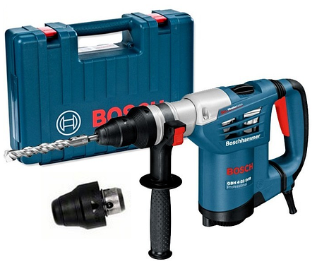 Професійний ударний електричний перфоратор Bosch GBH 4-32 DFR : 900 Вт, 4,2 Дж (0611332100), фото 1