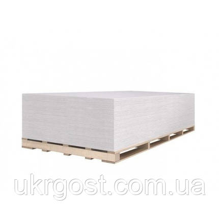 Гіпсокартон звичайний стельовий 9,5x1200x2000 мм, фото 3