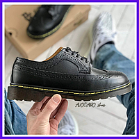 Туфли женские и мужские Dr. Martens low black / ботинки др. Мартенс низкие черные