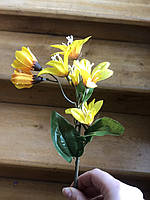 Жовта дрібна штучна  квітка додаток, весняна флористика