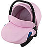 Дитяче автокрісло для новонароджених люлька-переноска група 0+ (0-13 кг) Adamex Kite Q110 шкіра рожеве, фото 4
