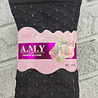 Шкарпетки жіночі капронові A.M.Y fashion classic 100Den чорний ромбік НК-27106, фото 4