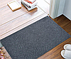 Килимок 120×80 см на гумові основі, брудозахисний тканинний сірий 2 кг (К504с), фото 2