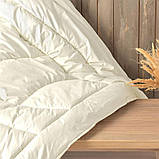 Ковдра Wool Premium 200х220 см вовняна зимова подвійна IDEIA вовна супер тепла натуральна бавовна, фото 7
