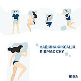 Наматрацник захисний 120х200 см Lux IDEIA з гумками по кутах супер щільний 250 гр/м2 на матрац білий, фото 6