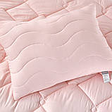 Набір Tropical євро ковдра 200х220 см + 2 подушки 50х70 см пудра IDEIA антиалергійний, фото 3