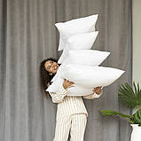 Подушка NORDIC CLASSIC 60х60 см IDEIA антиалергенна біла, фото 6