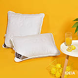 Подушка Air Dream Exclusive 70х70 см IDEIA два чохли з блискавкою антиалергенна біла, фото 11