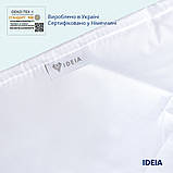 Ковдра зимова двоспальна 175х210 см IDEIA антиалергенна біла тепла для готелів та дому, фото 4