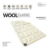 Ковдра Wool Classic вовняна 175х210 см зимова IDEIA вовна тепла ковдра натуральна овеча вовна, фото 3