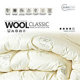 Ковдра Wool Classic вовняна 175х210 см зимова IDEIA вовна тепла ковдра натуральна овеча вовна, фото 8