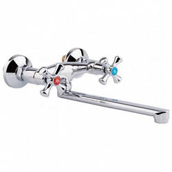 Змішувач ZEGOR DTZ12-B827 кухня настінний