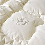 Ковдра дитяча зимова вовняна 100х135 см PAPAELLA натуральна вовна тепла ковдра для дітей, фото 4