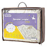 Ковдра дитяча зимова вовняна 100х135 см PAPAELLA натуральна вовна тепла ковдра для дітей, фото 10