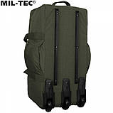 Сумка валіза та рюкзак на коліщатках Mil-Tec 110 л Olive 13854001, фото 8