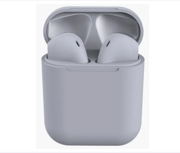 Бездротові навушники inPods i12 сірі 5.0 Bluetooth сенсорні + Чохол у Подарунок! Аїрбос AirPods