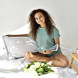 Подушка Classica Soft 3D 50х70 см IDEIA трикамерна штучний пух антиалергенна біла м'яка, фото 4