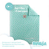 Комплект постільної білизни Коронка для немовлят ТM PAPAELLA м'ята, фото 6