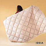 Ковдра WOOLLY вовняна зимова євро 200х220 см IDEIA супер тепла ковдра натуральна овеча вовна, фото 10