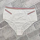 Труси жіночі ретро SO SEXY м293 розмір S мікрофібра завищена талія білі 20027537, фото 2