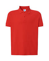 Мужская рубашка-поло JHK, POLO REGULAR MAN, красная футболка поло, размер 3XL