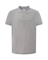 Мужская рубашка-поло JHK, POLO REGULAR MAN, футболка поло темно-серый меланж, размер XL