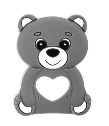 Прорізувач силіконовий "Ведмедик", на планш. 15*9см, ТМ AKUKU, Польща, фото 1