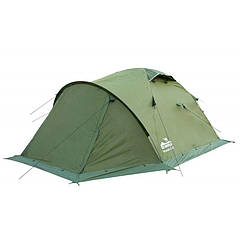 Палатка експедиційна 4 місцева Tramp зеленим 410x220x140 см. 138391