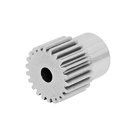 Шестерня циліндрична прямозуба модуль 1.0 GSM1-Z22-D6 (22 зуб., діам. 6 мм), сталеве зубчасте колесо
