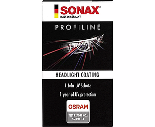 Керамічне захисне покриття для пластикових фар SONAX PROFILINE Headlight Coating UV-filter (276541)