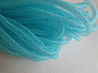 Регилин трубчатый сетка (кринолин) 10мм голубой