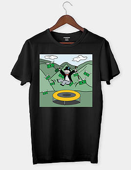 Чоловіча футболка "Mr. Monopoly jump"