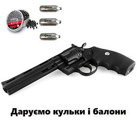 Пневматичний револьвер Umarex Colt Python 6" 5.8149 + подарунок